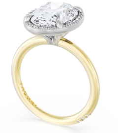 TACORI FOUNDERS CRESCENT BLOOM ENGAGEMENT RING