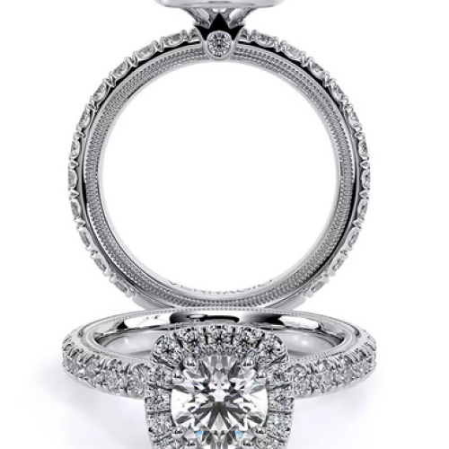 VERRAGIO TRADITION COLLECTION HALO ENGAGEMENT RING