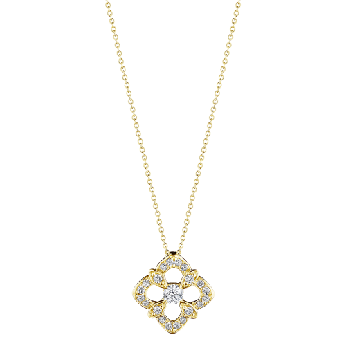 VERRAGIO FASHION VERITAGE MEDIUM FIORE DIAMOND PENDANT