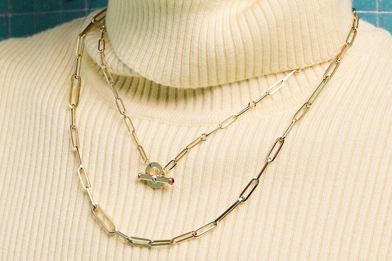 Roberto Coin paperclip necklace Roberto Coin paperclip necklace